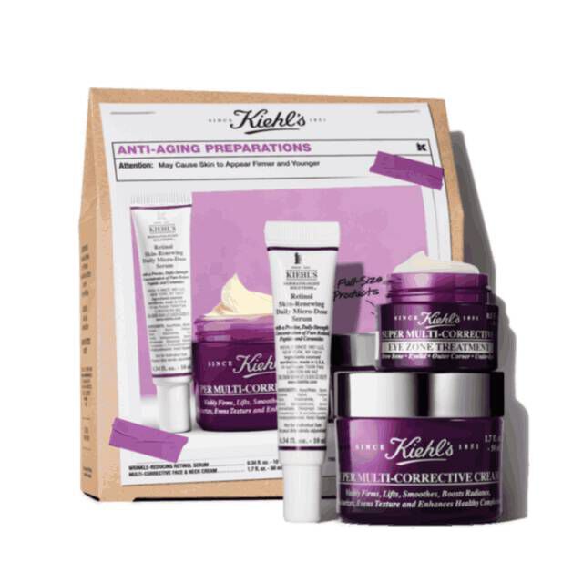 Anti-Aging Preparations Set Box with formulas visable ​