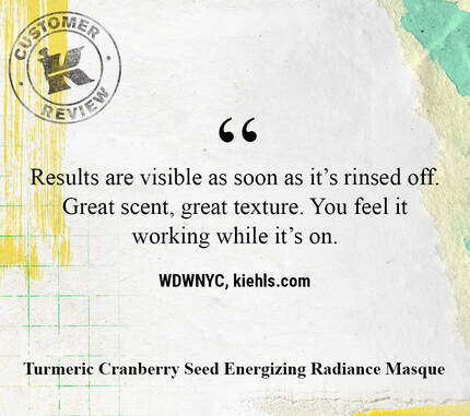 Results are visible as soon as it's rinsed off. Great scent, great texture. You feel it working while it's on. —WDWNYC, kiehls.com