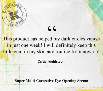 This product has helped my dark circles vanish in just one week! I will definitely keep this little gem in my skincare routine from now on! —Celtic, kiehls.com